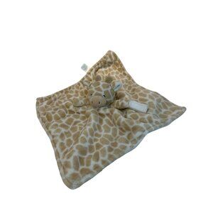 Carters Giraffe Plush Security Blanket Lovey Soft Fleece Baby Toy 13”x13”